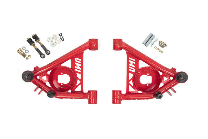 UMI Performance 3031-R for 78-88 Regal G-Body Lower Front Control Arms – Red