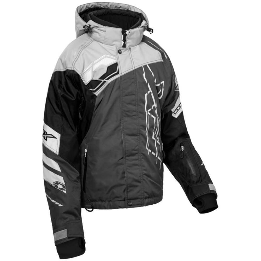 Castle X Code G2 Women’s Snowmobile Jacket – Black/Silver/Charcoal