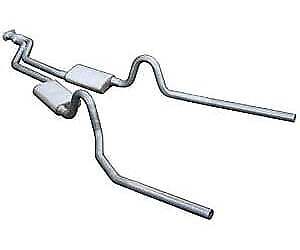 PYPES SGG53R Race-Pro Converter-Back Exhaust System 1978-88 GM G-Body Super Spor