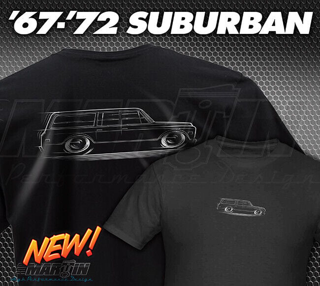 1967-1972 Chevy GMC SUBURBAN T-Shirt 67-72 Chevrolet C10 Carryall