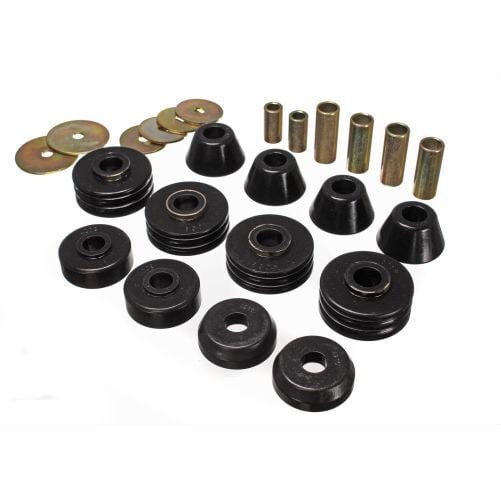 Energy 3-4108G Body Mount Cab Bushing Set Black For Chevy C10 Pickup NEW