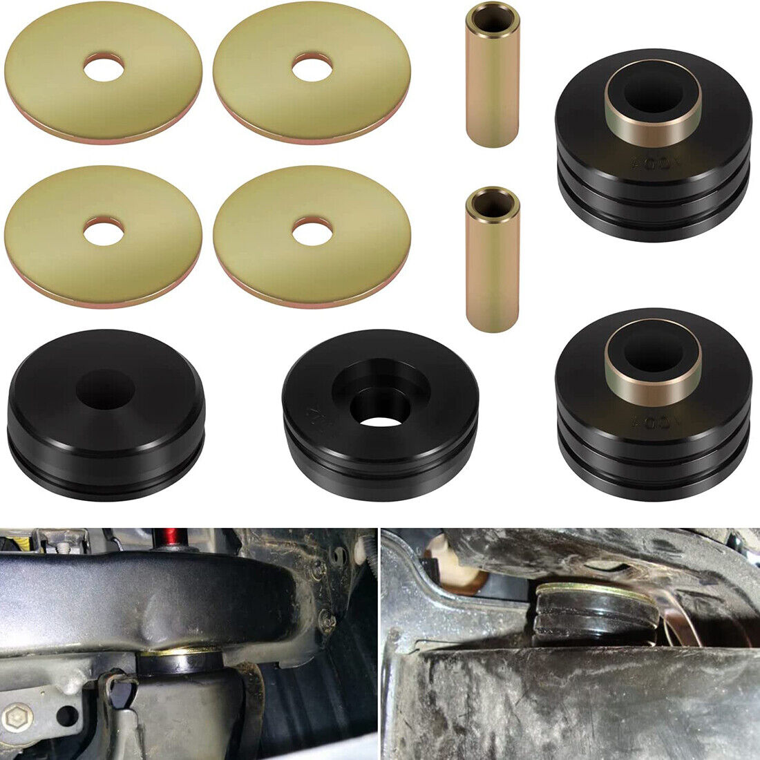 9.4102G Body Mounting Bushing Kit Universal Mount with Mounts Washers Bushings