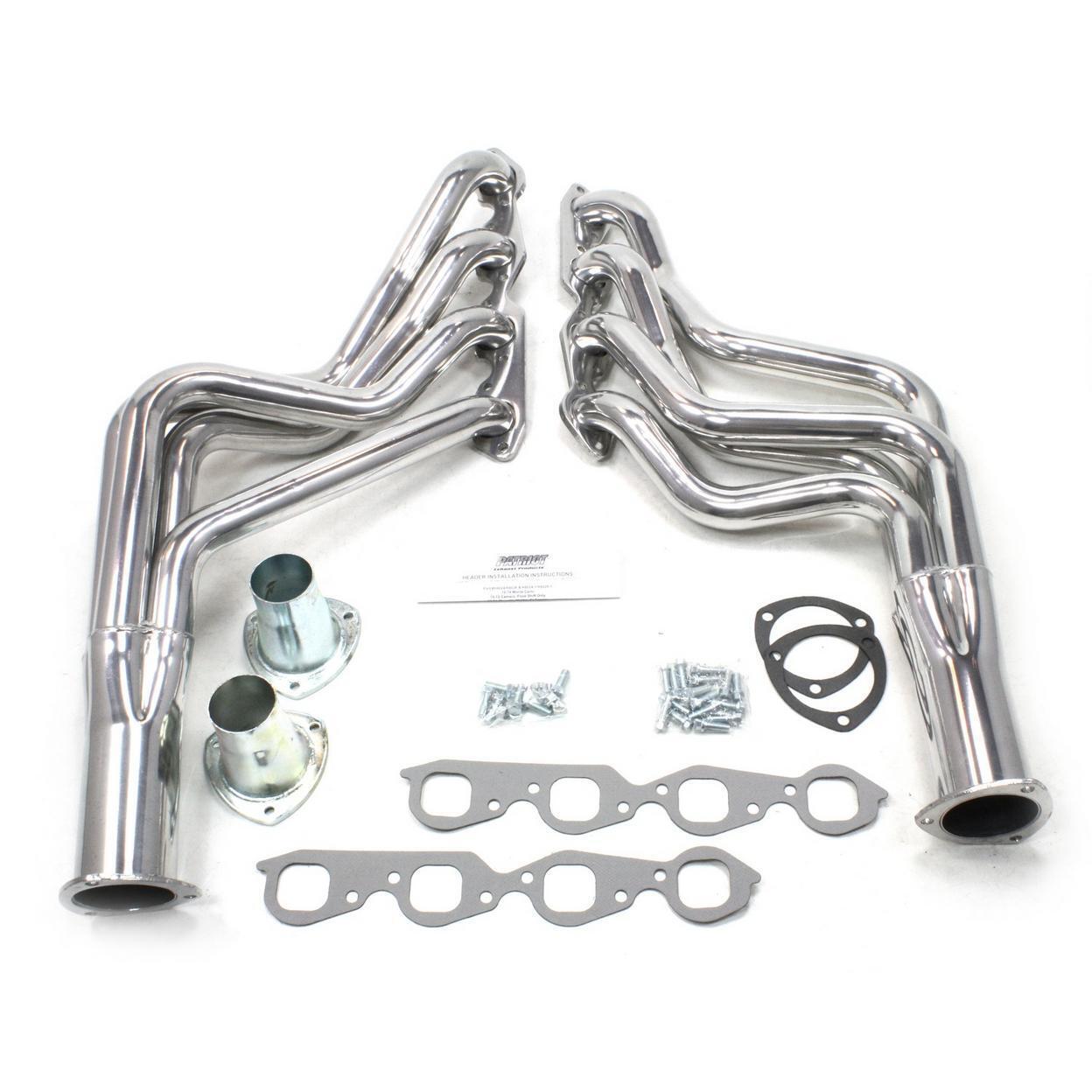 Patriot Exhaust H8024-1 70-77 F, A, G Body BBC Long Tube Silver