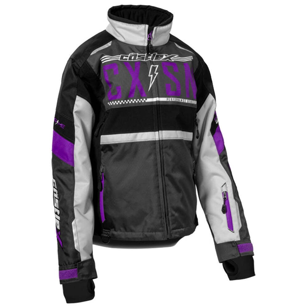 Castle X Strike G4 Women’s Snowmobile Jacket – Grape/Charcoal