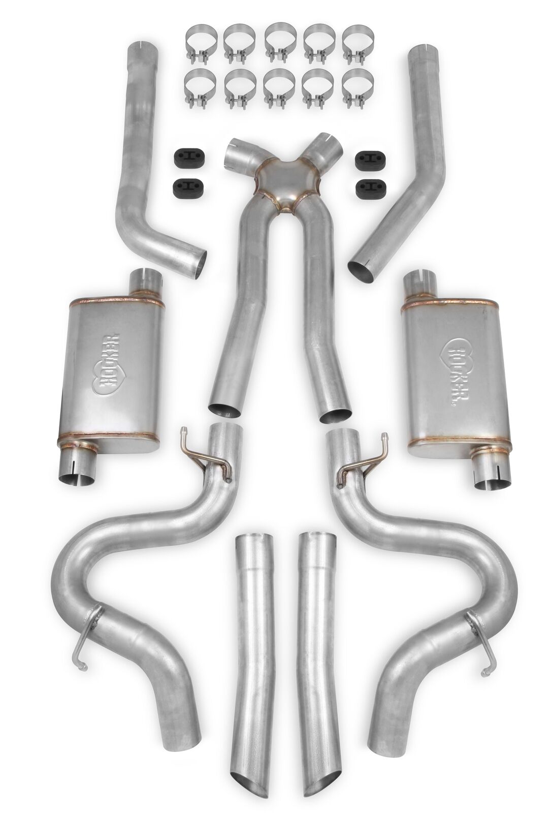 70501364-RHKR Hooker BlackHeart LS Swap Exhaust System