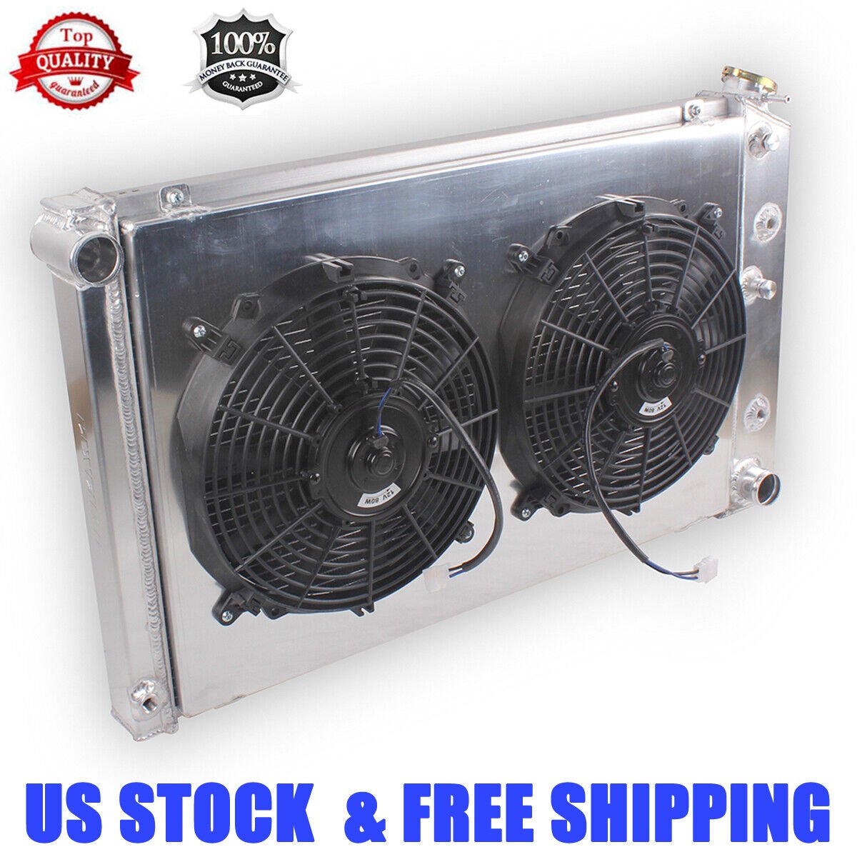 3Row Core Radiator&Shroud+2Fan For Chevy Camaro 70-81/ Monte Carlo 78-87 G-Body