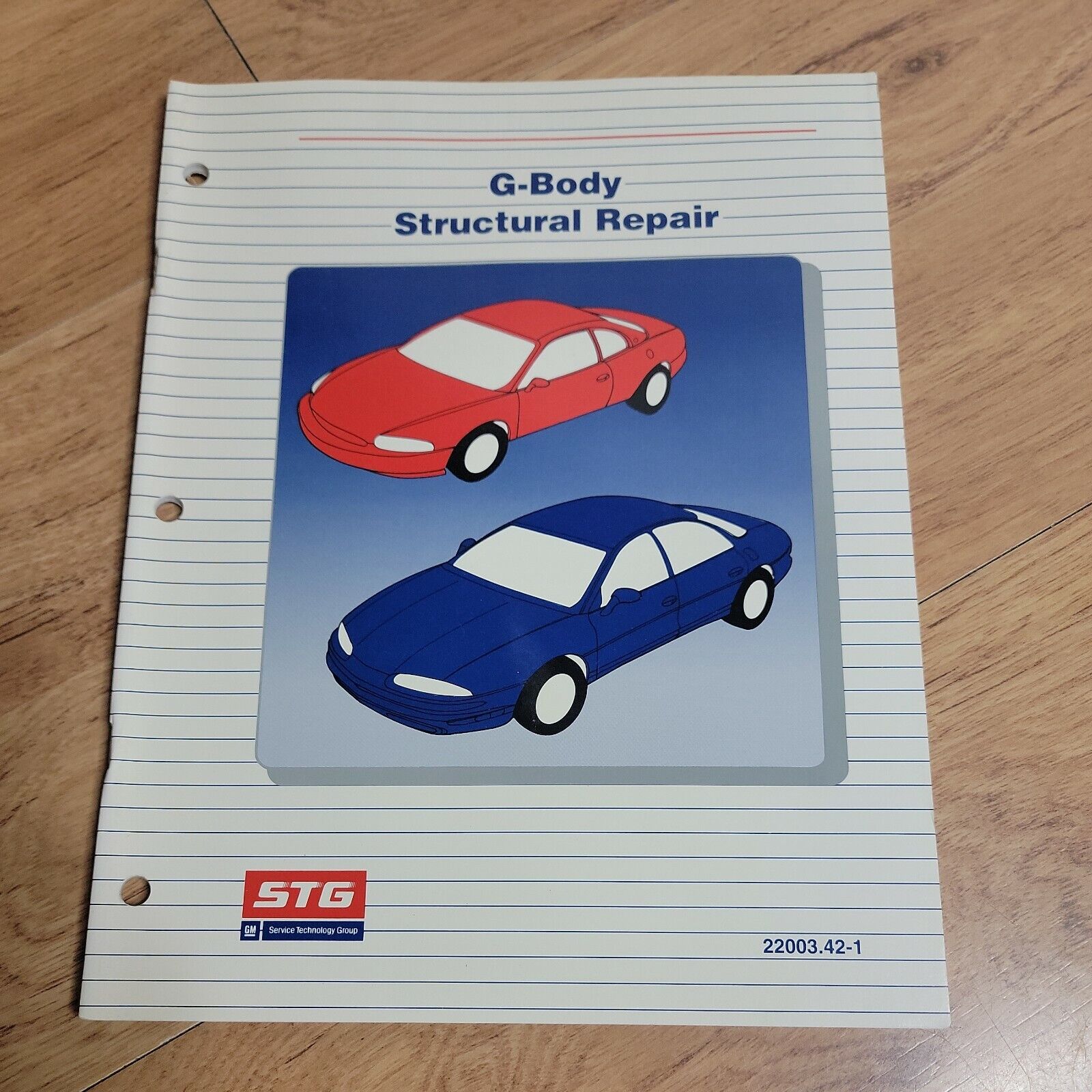 G-Body Structural Repair Manual Workbook 1994 Chevy monte carlo