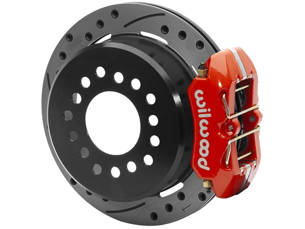 Wilwood 140-17120-DR DPR 11″ Rear Brake Kit Red Drilled GM G-Body Flange & 2.62″