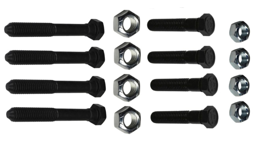 16 Piece Upper and Lower Control Arm Bolt and Nut Set For Pontiac Models