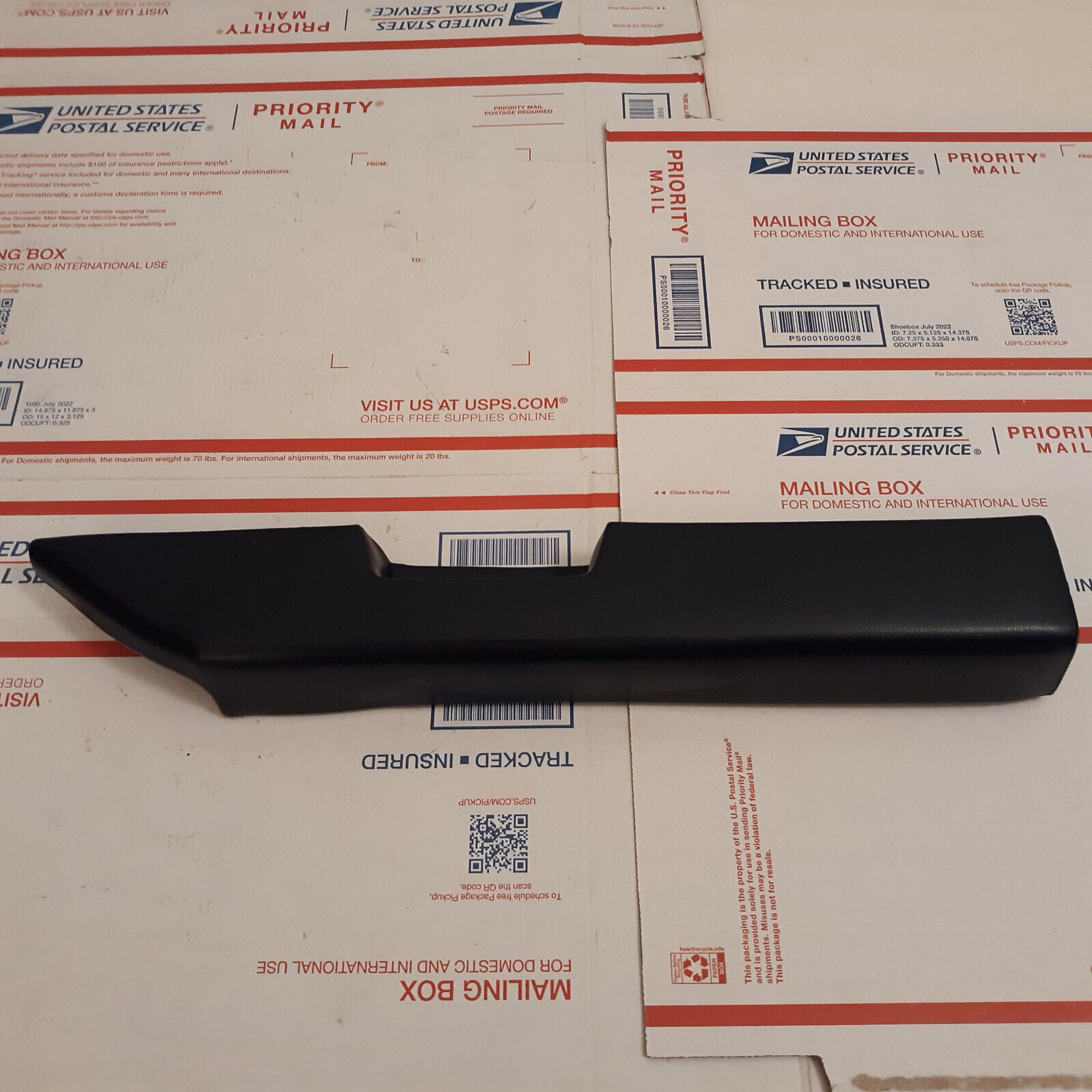 1986 Monte Carlo Right Passenger Door Armrest Pads, Dark Blue OEM GM G Body