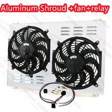 Radiator Aluminum 1970-1981 Shroud Fan+Relay For Chevy Camaro Monte Carlo G-Body