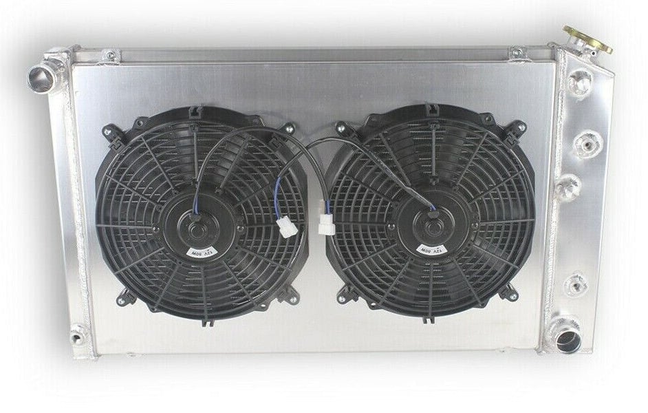 For Chevy 70-81 Camaro/1978-1987 Monte Carlo El Camino 3 Row Radiator+Shroud Fan