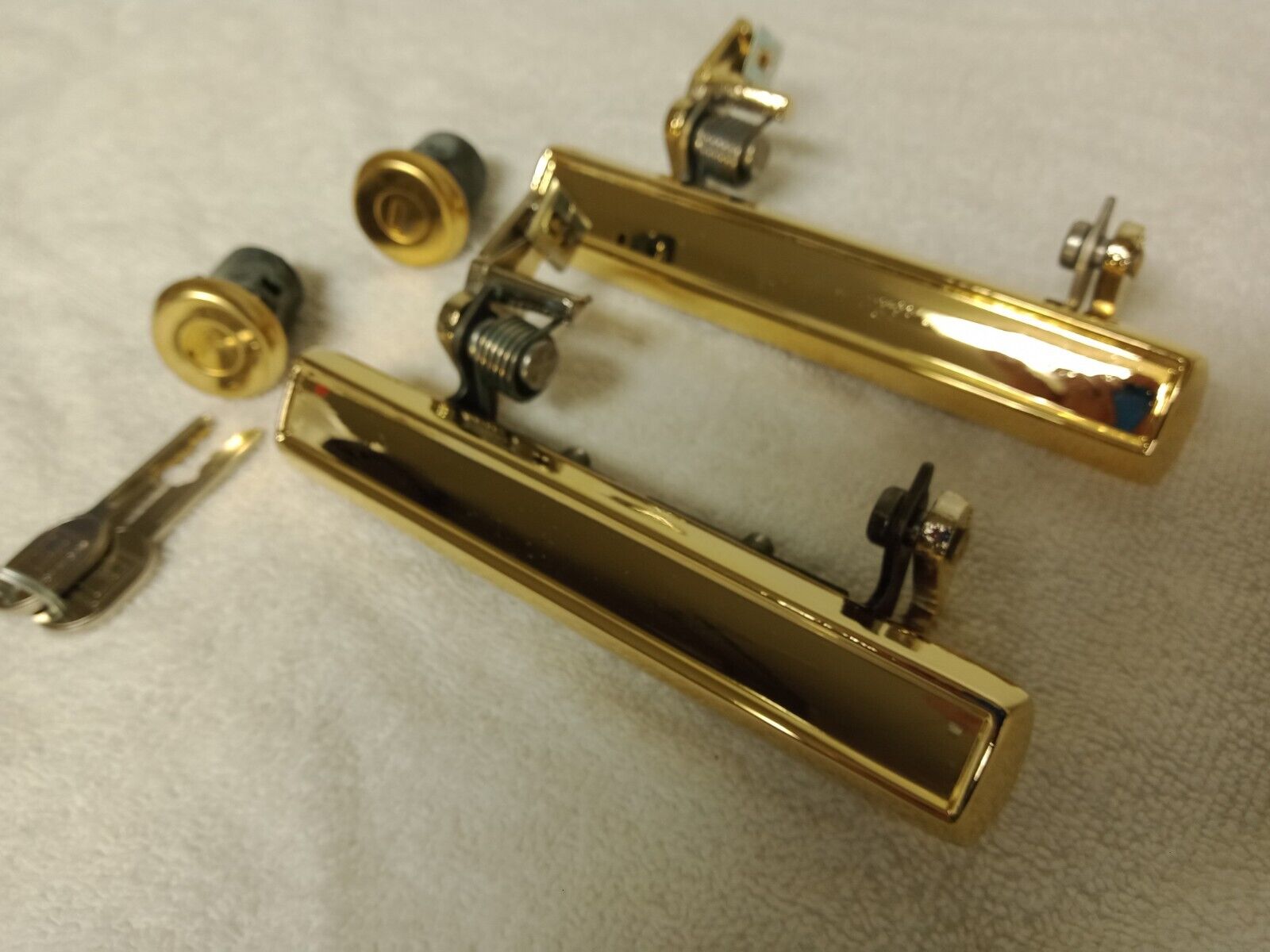 78-87 Buick Regal 24k Gold Plated Door Handles And Lock Set Lowrider G Body