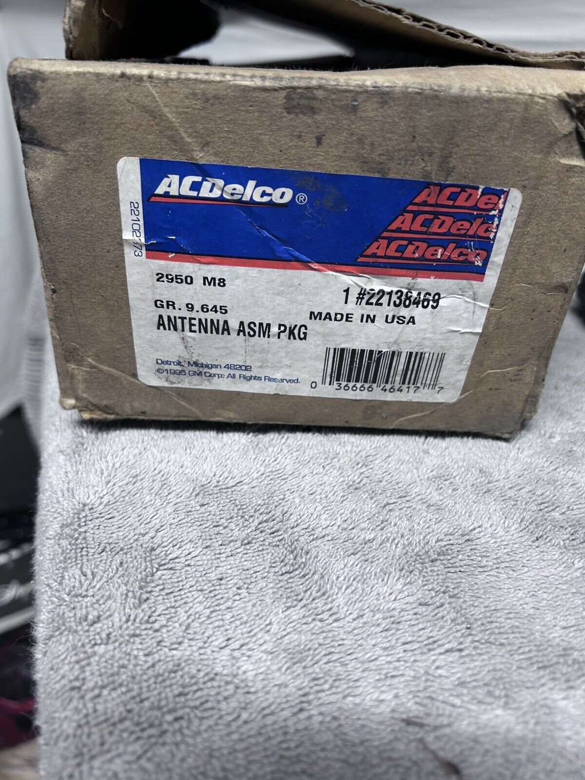 ACDelco GM Factory Radio Antenna. NOS. G-Body. Buick, Chevy, Oldsmobile. 1984-90