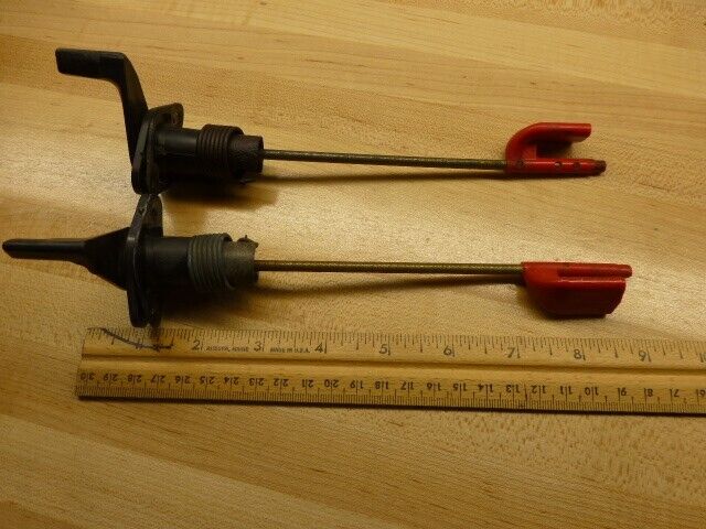 1978-1988 G Body L & R Door Jamb Seat Belt Retractors Release Lever Tensioners