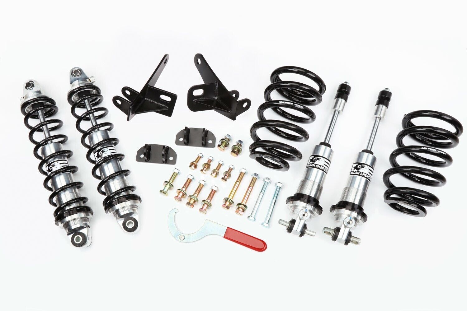 Aldan American 300106 Bolt-On Coilover Shock Kit 78-88 G-Body SB Front & Rear