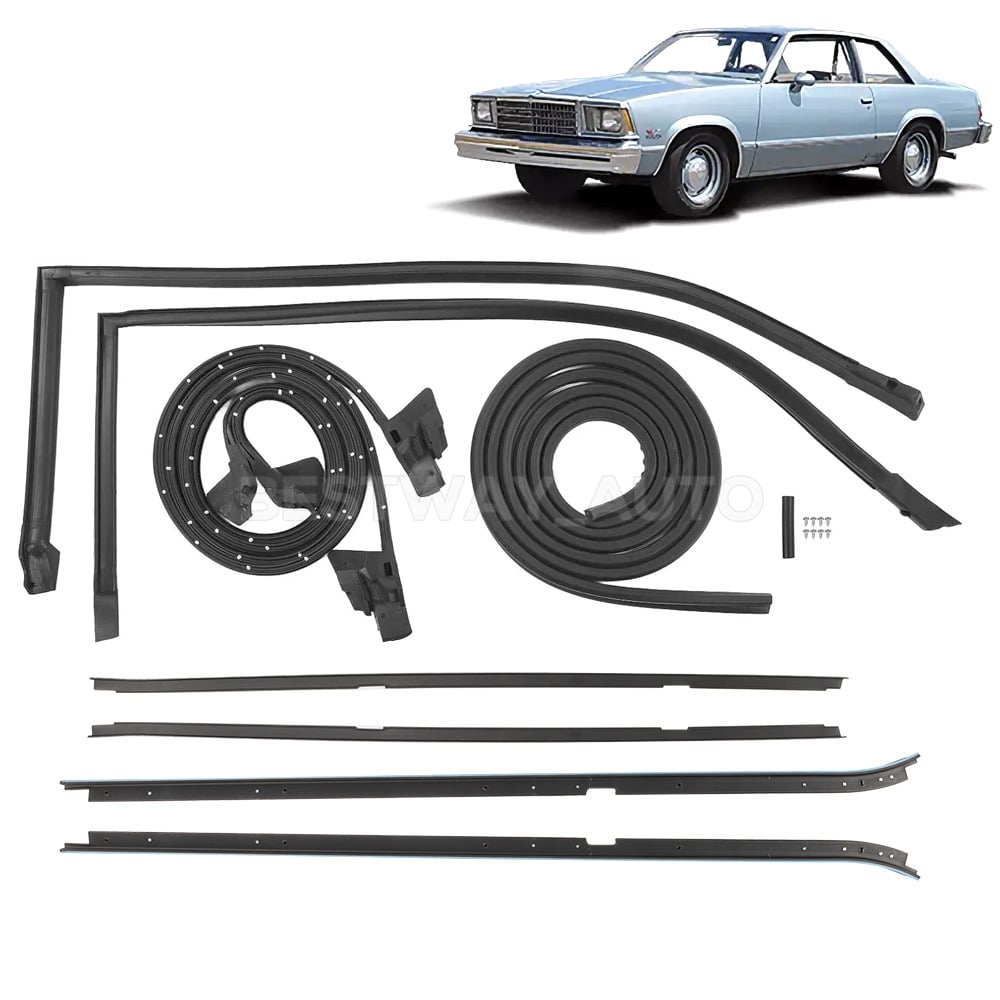 Weatherstripping Seal Kit For Regal Cutlass Supreme RWD 2-Door G-Body 1981-1988