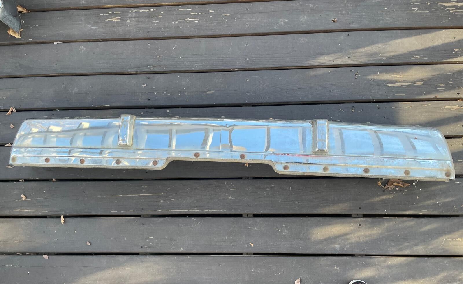 1981-1988 Oldsmobile Cutlass Rear Chrome Bumper OEM