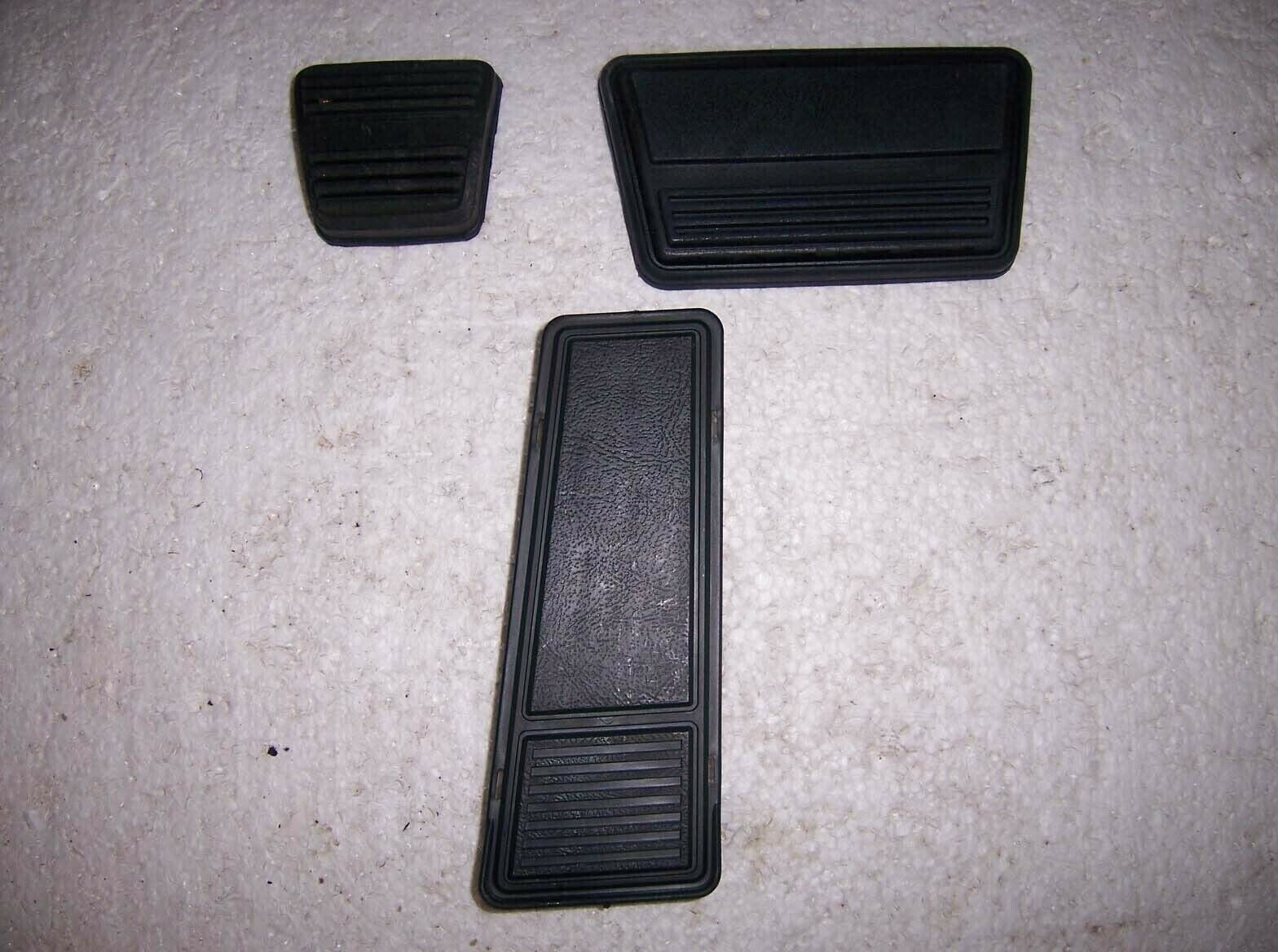 3 PC PAD / PEDAL SET NEW 78-87 EL CAMINO MONTE CARLO A / G BODY K1007