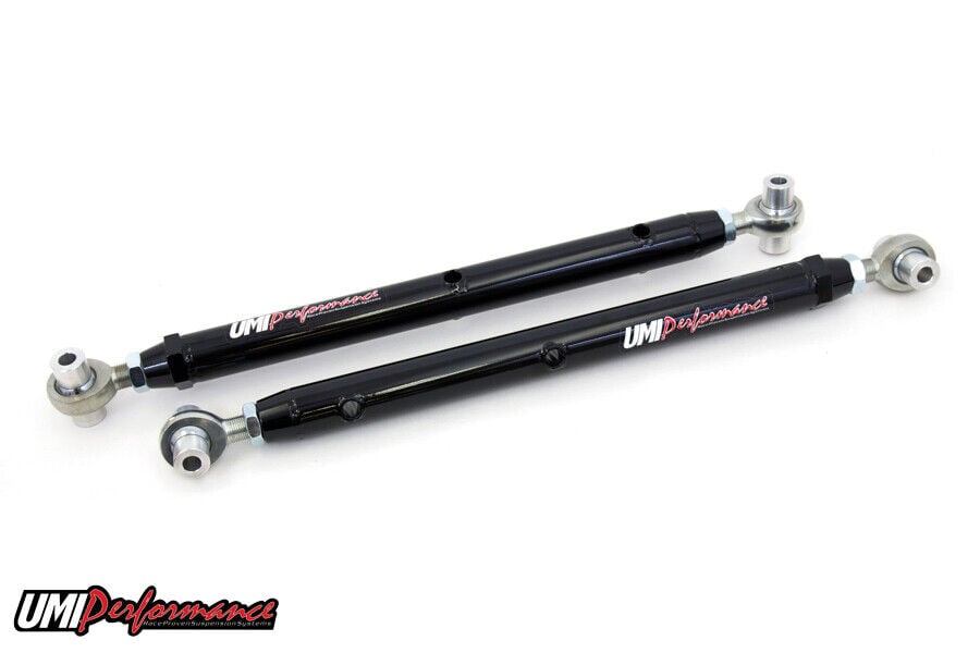 UMI 78-88 G-Body Double Adj. Lower Control Arms w/ Spherical Rod Ends BLACK 3027