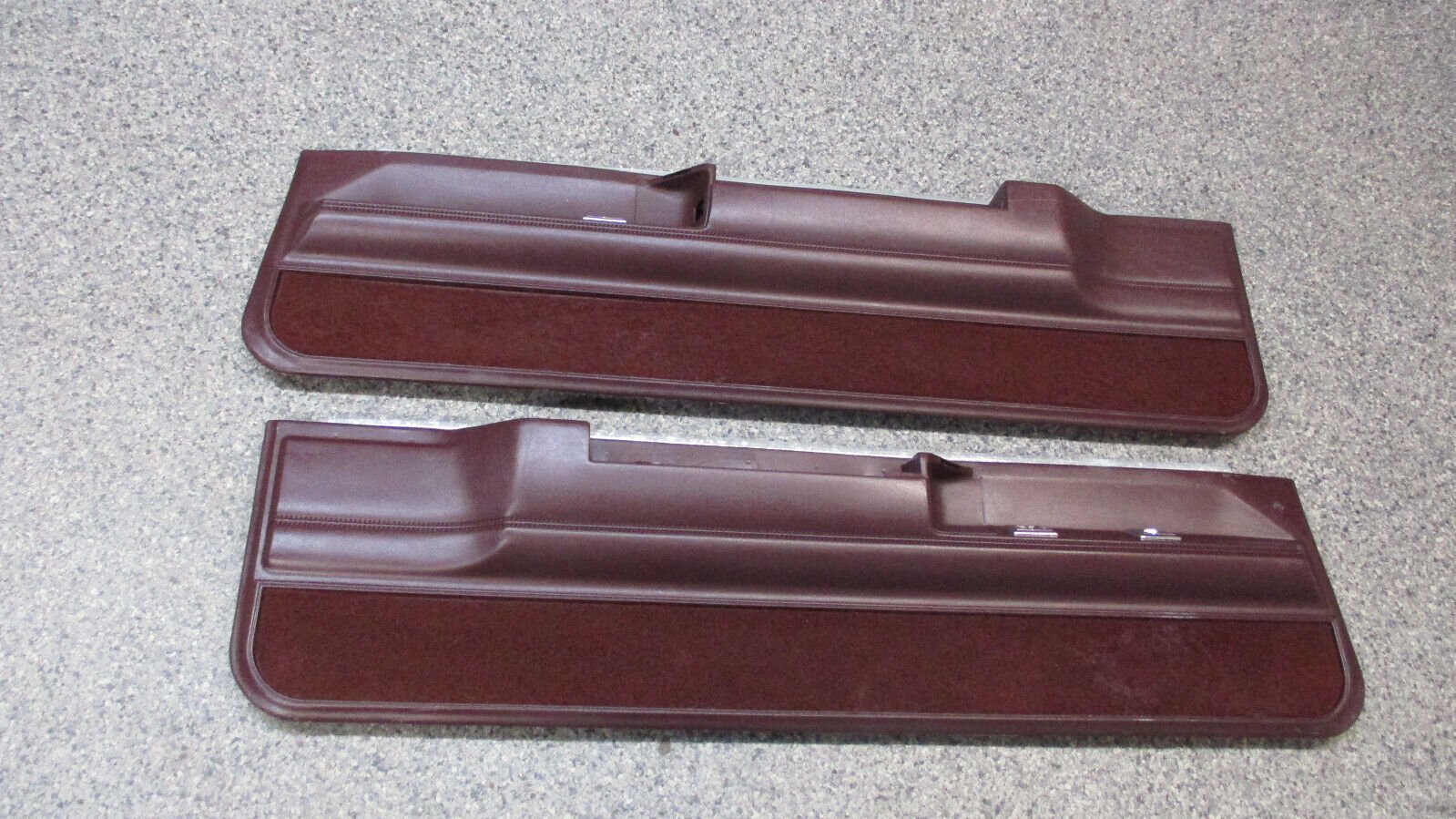 1978-1988 G-BODY MALIBU CUTLASS MONTE-CARLO DOOR PANEL BURGUNDY LOWER PAIR