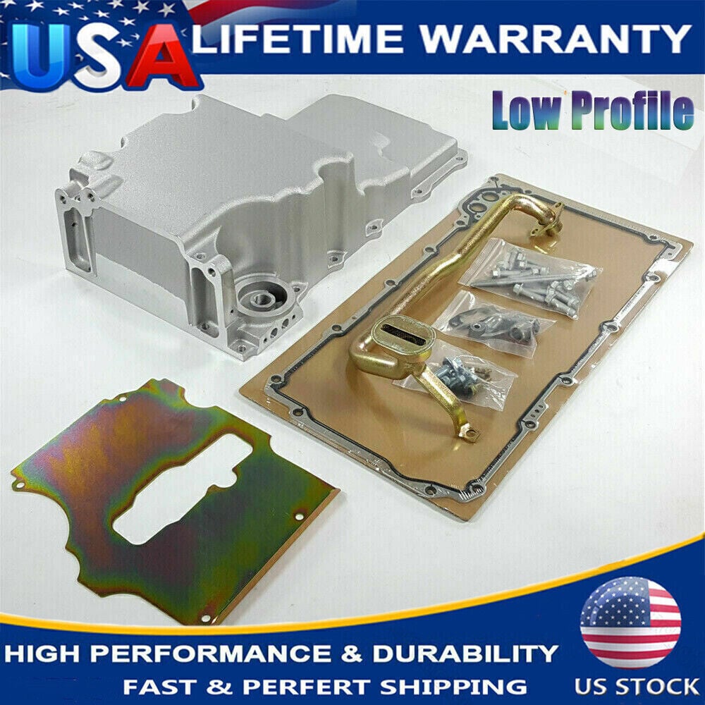 LS SWAP RETROFIT LOW PROFILE OIL PAN KIT FIT FOR GM LS1 LS2 LS3 ENGINE 302-2