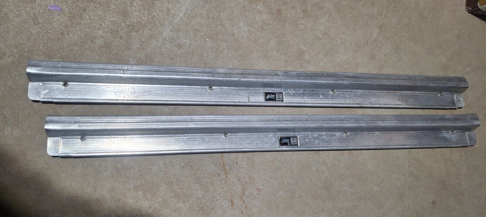 Door Sill Plates G-body Fisher Body 78 to 86 Oldsmobile Cutlass 43 & 11/16 long