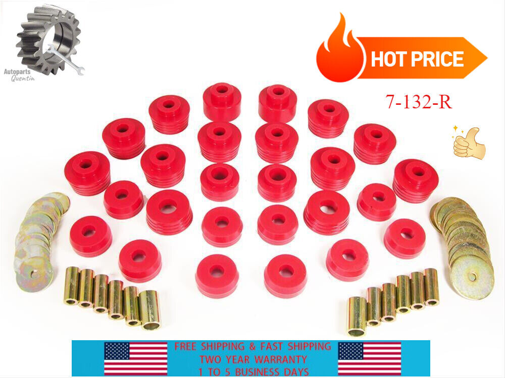 7-132-R Prothane Polyurethane Body Mount Bushings Kit | 1978-1987 GM G-Body