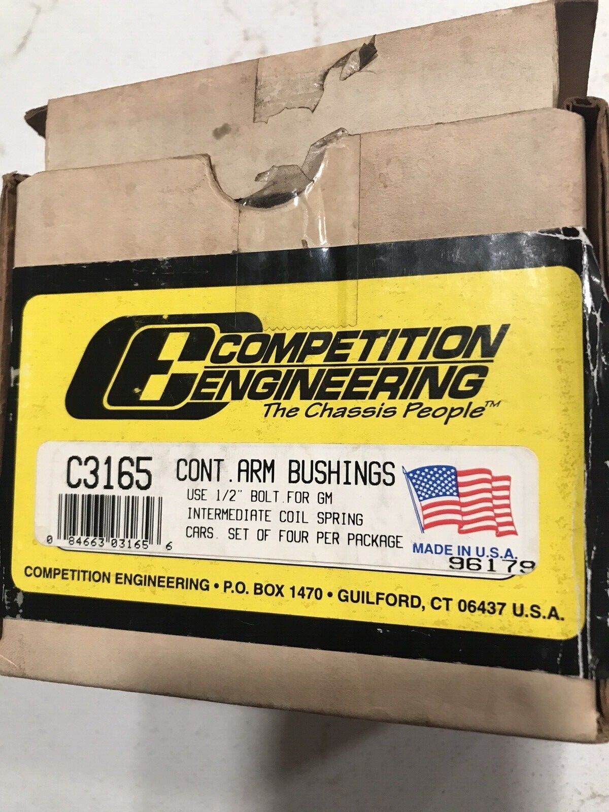 COMPETITION ENGINEERING C3165 REAR CONTROL ARM BUSHING SET  A&G BODY