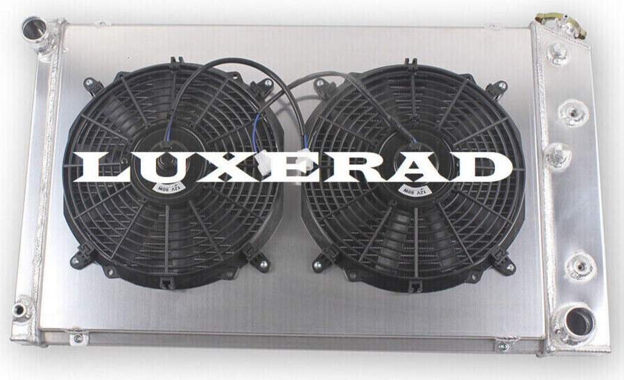 Electric Fan 4-Row G-Body Radiator Monte Carlo El Camino Regal Cutlass 1978-1987