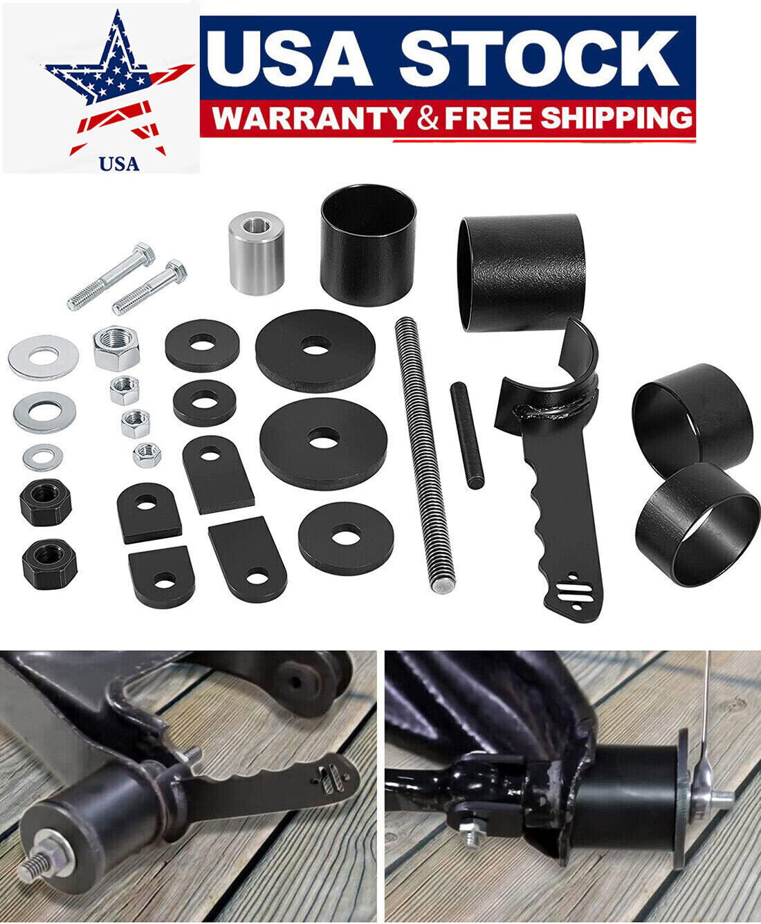 Upper & Lower Control Arm Bushing Removal & Installation Tool for GM A/F/G-Body