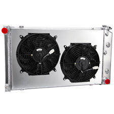 For 1970-81 Chevy Camaro/ 78-87 Monte Carlo G-Body GMC 4 Row Radiator+Shroud Fan