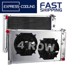 4 Row Radiator Shroud Fan For 1970-81 75 Chevy Camaro 1978-87 Monte Carlo G-Body