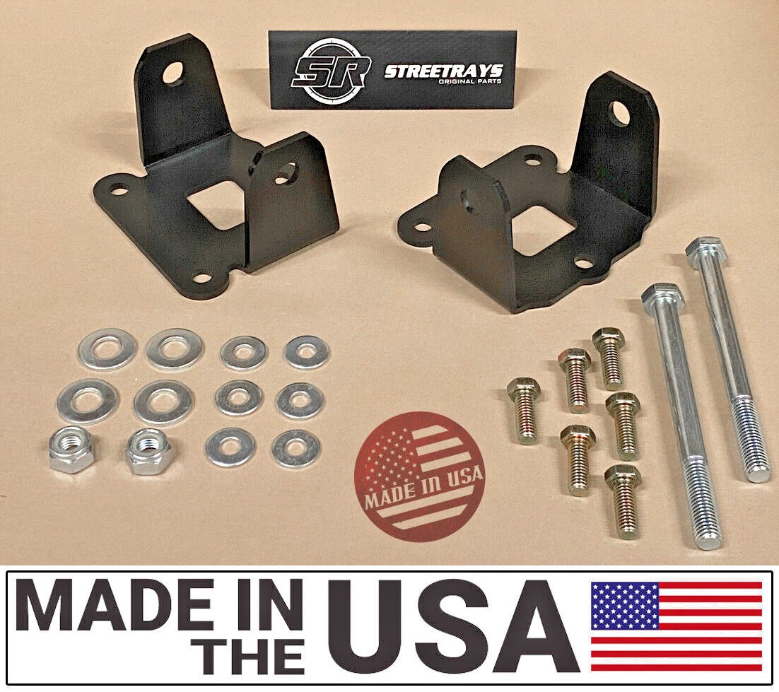 [SR] Heavy Duty SBC Solid Engine Motor Mount Clamshells FOR 1978-1988 GM G-Body