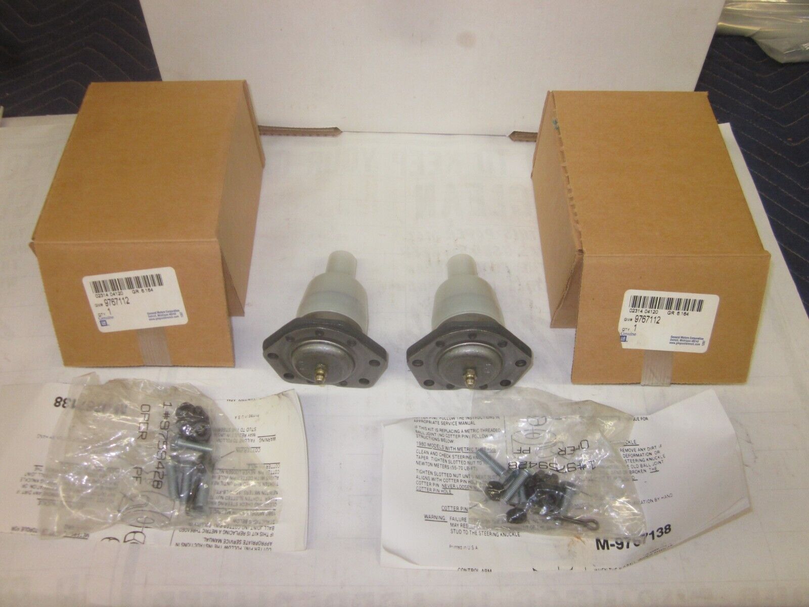 NOS 1978-88 Buick Regal GN Cutlass 442 Monte Carlo SS G-Body Upper Ball Joints