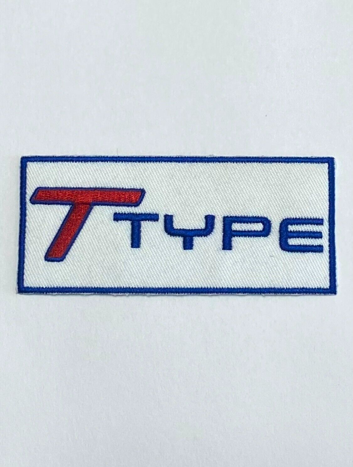 White Buick T-Type Iron-on Embroidered Patch G-Body Grand National Turbo badge