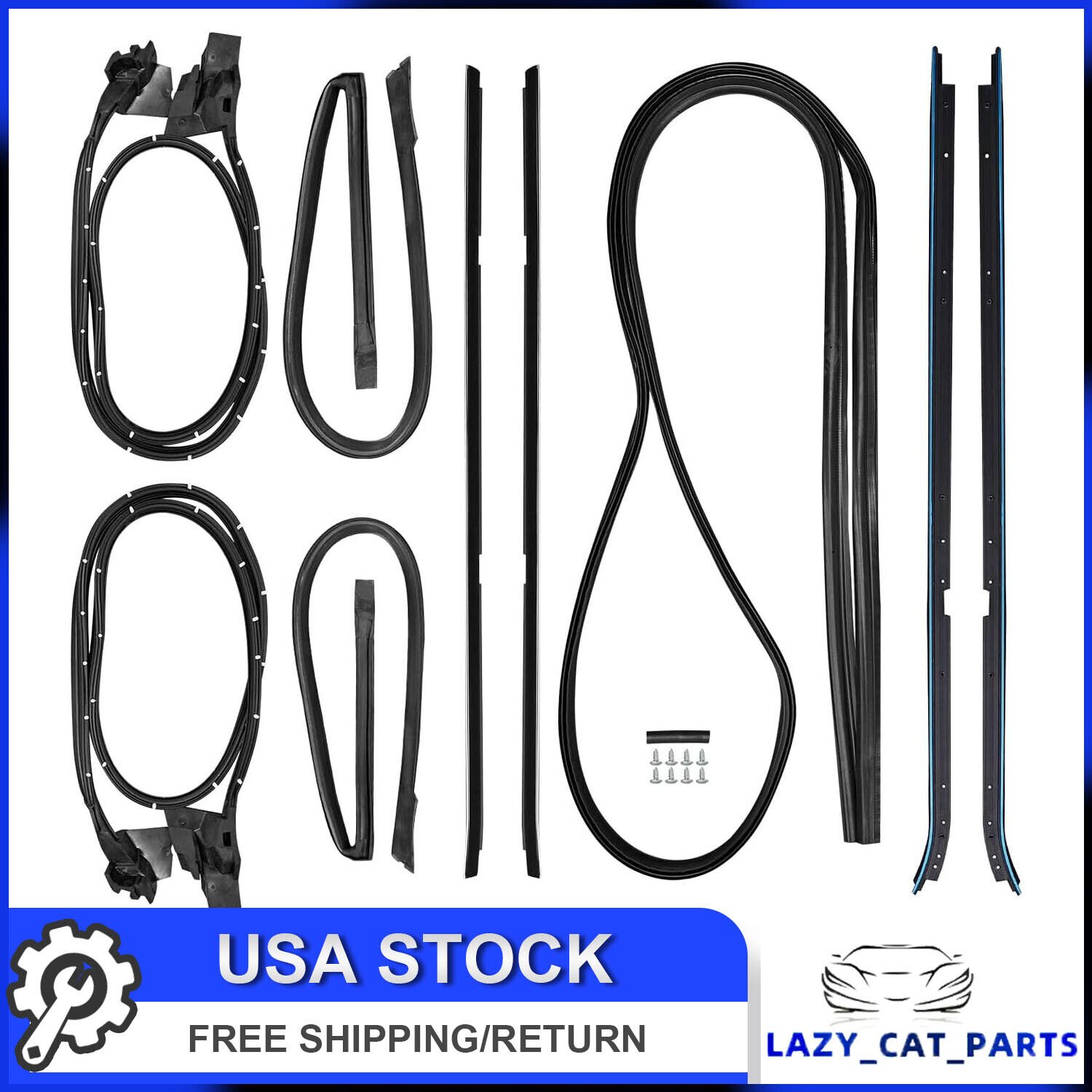 568979 Weatherstripping Seal Kit For Regal Cutlass Supreme 2-Door G-Body 1981-88