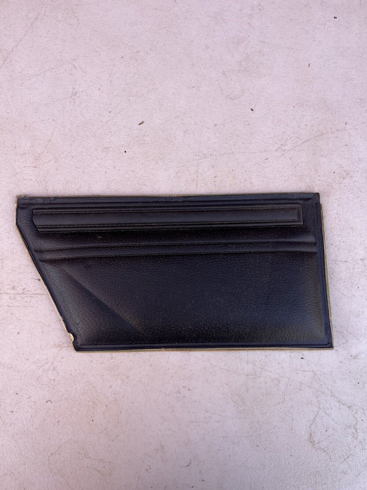 78-88 Monte Carlo Rear Interior Sail Panel Insert G Body Black Vinyl Driver OEM