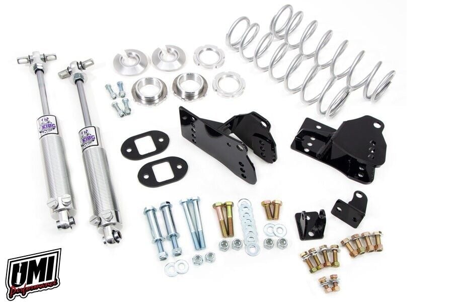 UMI 1978-1988 GM G-Body Rear Coilover Kit, Bolt-In, Stock Height, 110 lb