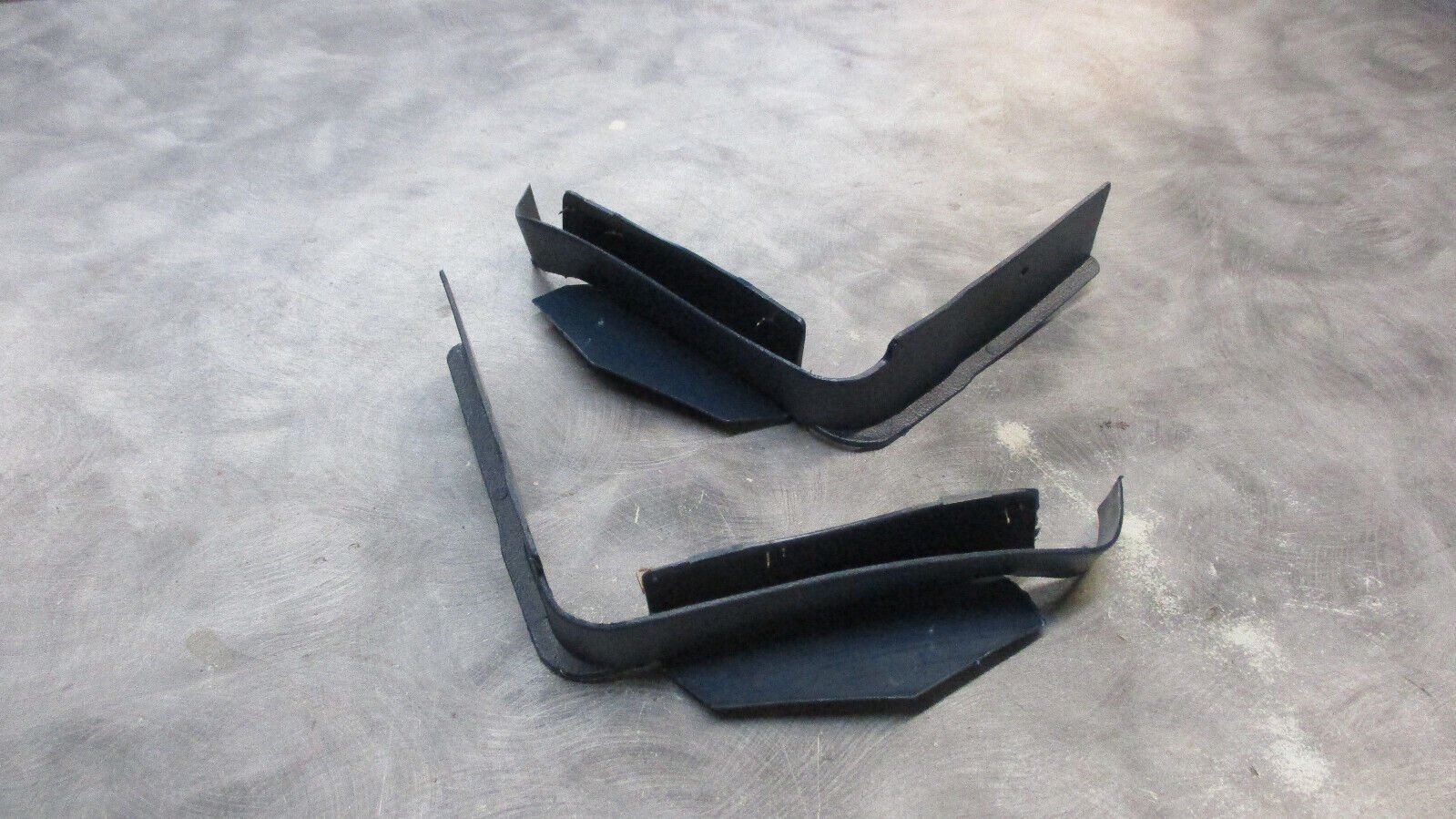 1981-1988 G-BODY CUTLASS MONTE-CARLO REGAL REAR SEAT PACKAGE TRAY SIDE TRIM BLUE