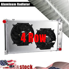 4 Row Radiator Shroud Fan For 70-81 Chevy Camaro 1978-87 Monte Carlo G-Body NEW