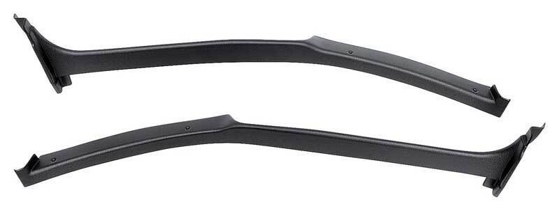 1978-87 Buick Regal; “B” Pillar Trim Molding; Pair; Black