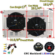 3 Row Radiator Shroud Fan For Chevy 1970-1981 Camaro/1978-87 Monte Carlo G-Body