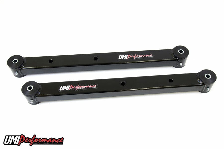 UMI 1978-1988 GM G-Body Boxed Non-Adjustable Lower Control Arms BLACK 3024-B