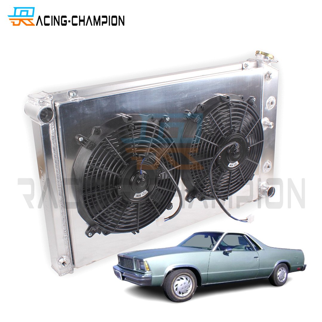 4Row Radiator Fan 78-88 G-Body Monte Carlo El Camino Regal Cutlass Grand Prix