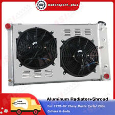 3-Row Radiator Shroud Fan For 1978-87 89 Chevy Monte Carlo/ Olds Cutlass G-body