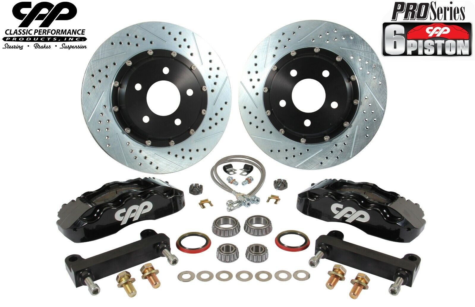 1978-88 GM G-Body Malibu Monte Carlo 14″ 6 Piston Big Disc Brake Conversion Kit