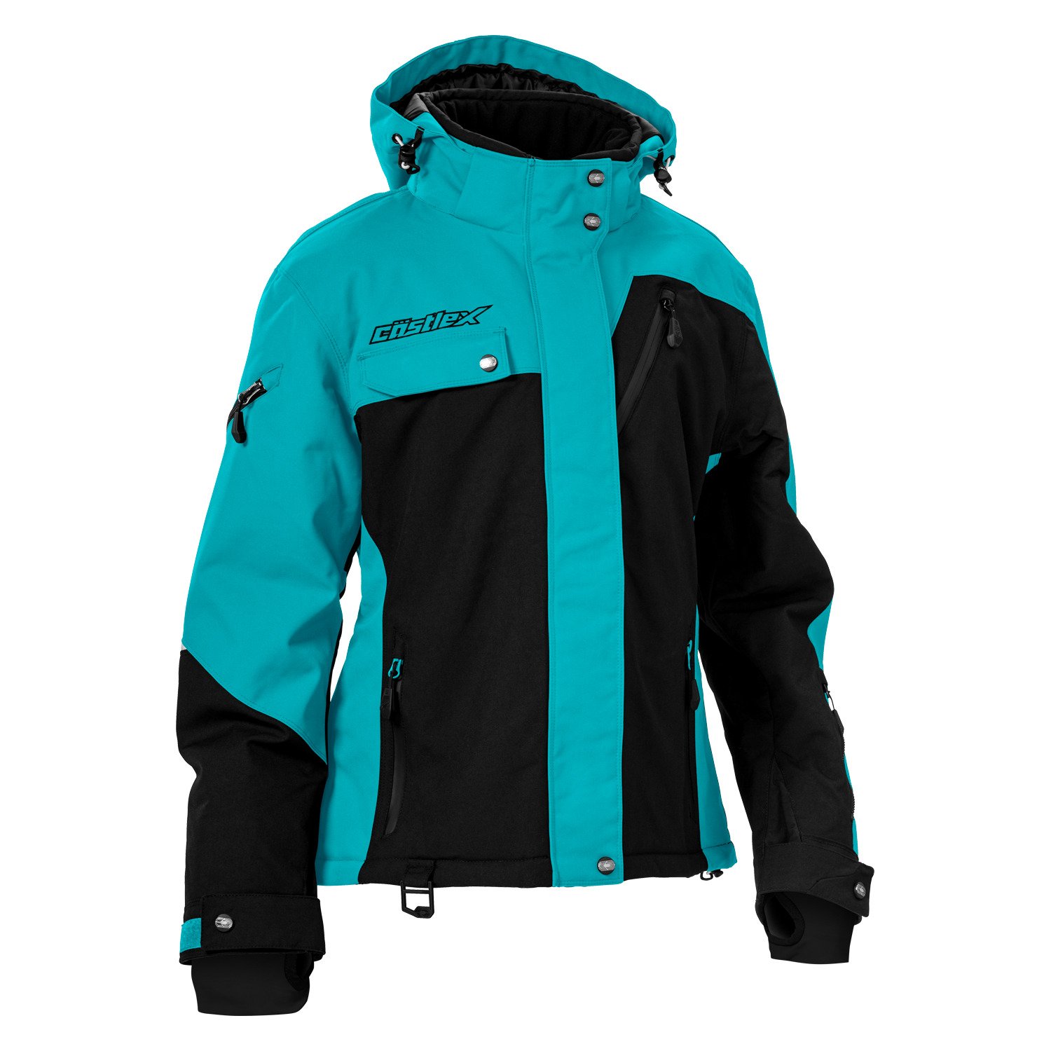 Castle X Women’s Powder Jacket Turquoise/Black sizes small-2XL