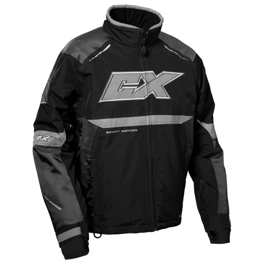 Castle X Blade G5 Snowmobile Jacket – Charcoal/Silver