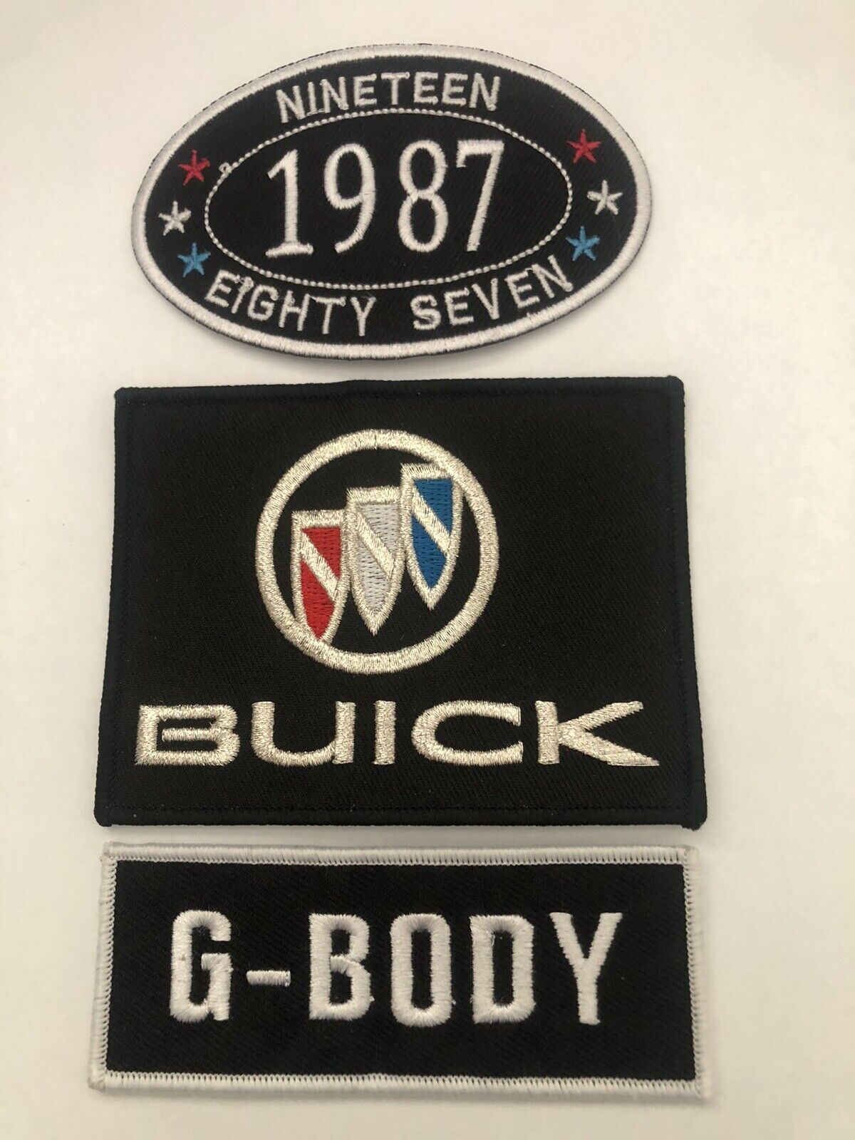 1987 BUICK G-BODY SEW/IRON ON PATCH EMBROIDERED  REGAL GRAND NATION GTX